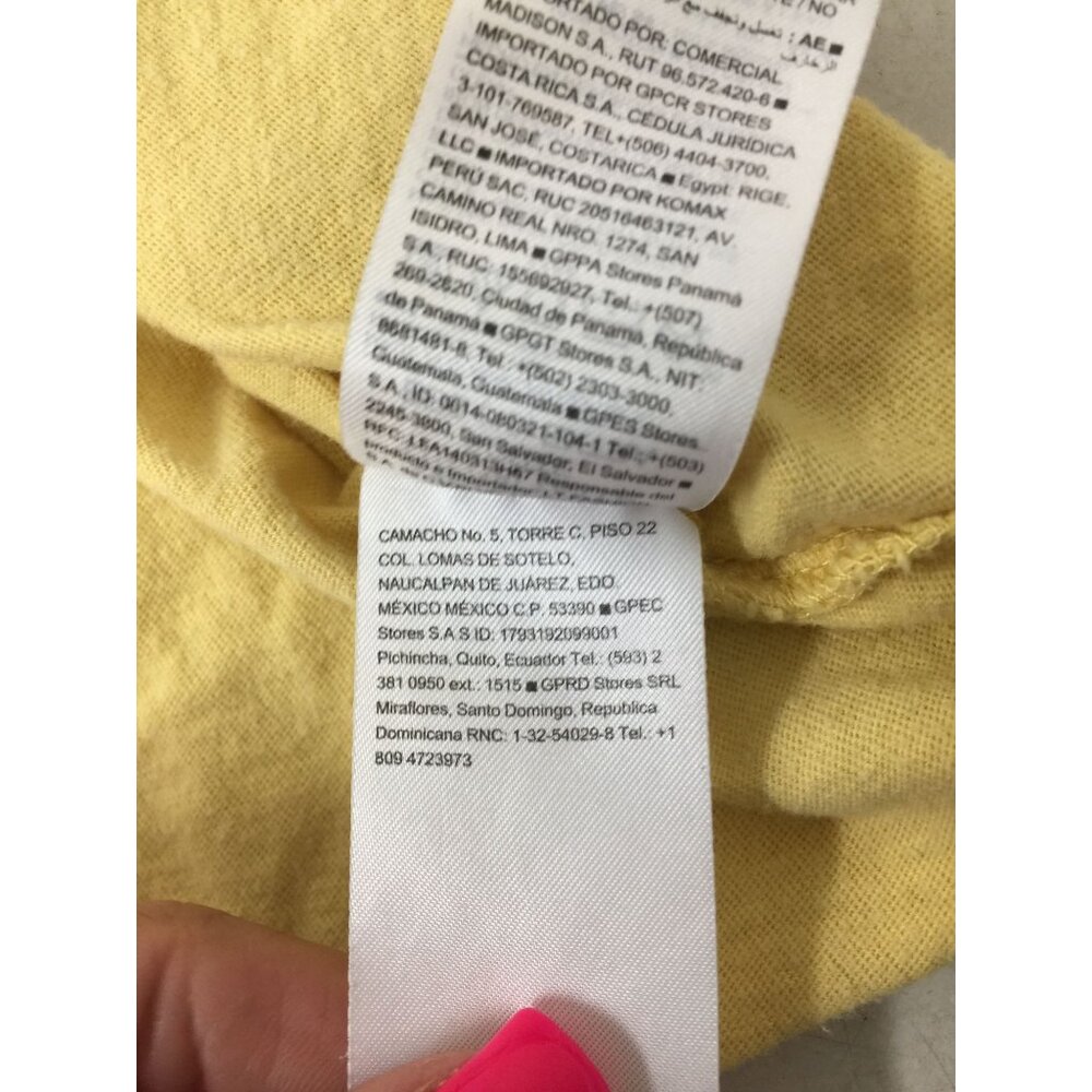 ''Grow Your Game'' Old Navy Yellow Short Sleeved Shirt Size XXL (18) - Picture 10 of 14